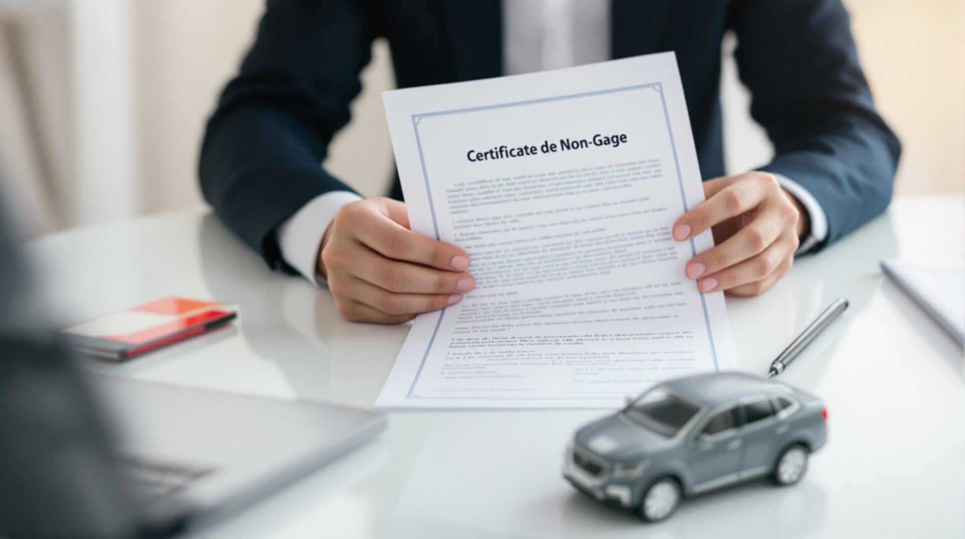 certificat de non gage