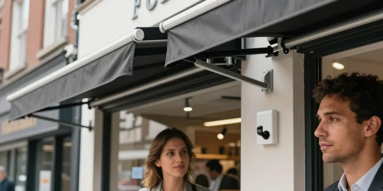 Store banne pour commerce : le manuel ou le motorisé, comment choisir ?