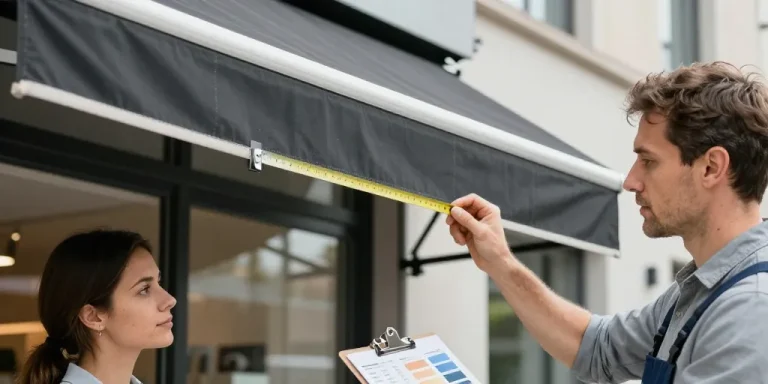 Store banne pour professionnel : le choix selon superficie et budget ?